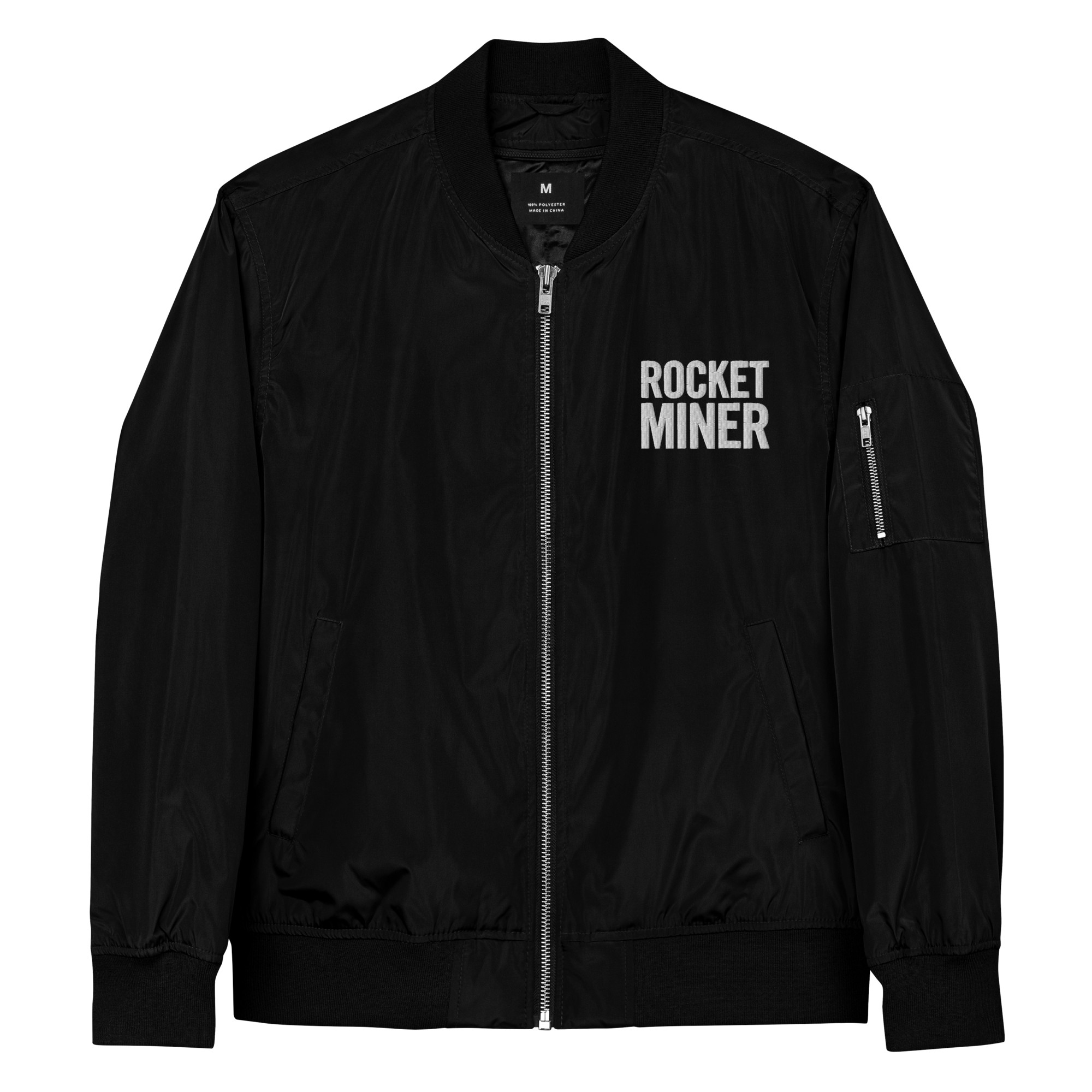 ROCKET MINER // Premium recycled bomber jacket